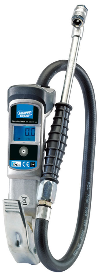 Digital Gauge Air Line Inflator With Twin