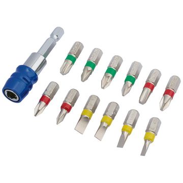 Coloured Screwdriver Bit Set With Magnetic