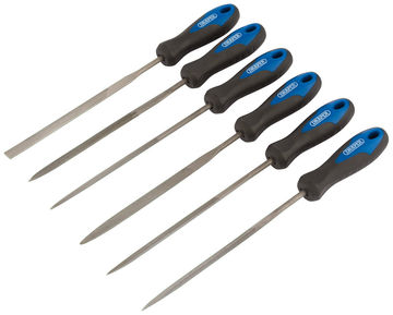 140mm Soft Grip Needle File Set (6 Piece)