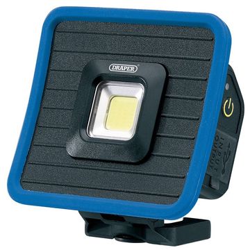 COB LED Rechargeable Mini Flood Light and Power Bank with Magnetic Base and Hanging Hook, 10W,
