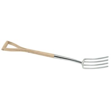 Stainless Steel Border Fork with Ash Handle