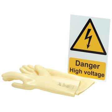 Electrical Insulating Gloves and 'Danger High