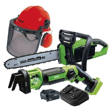 D20 Cordless Garden Saw Kit with Helmet