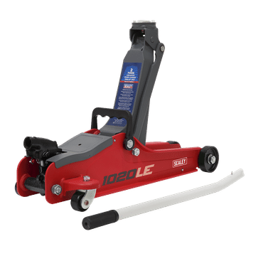 Trolley Jack 2 Tonne Low Profile Short Chassis - Red