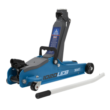 Trolley Jack 2 Tonne Low Profile Short Chassis - Blue