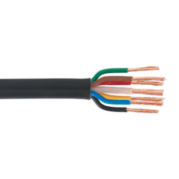 Automotive Cable Thin Wall 6 x 1mm² 32/0.20mm, 1 x 2mm² 28/0.30mm 30m Black