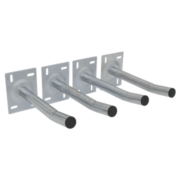 Wall Mountable Storage Hooks - Set of 4