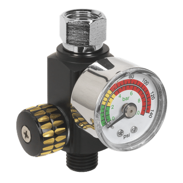 On-Gun Air Pressure Regulator/Gauge