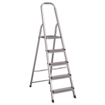 Aluminium Step Ladder 5-Tread EN 131