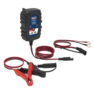 Compact Smart Trickle Charger & Maintainer 1A 6/12V