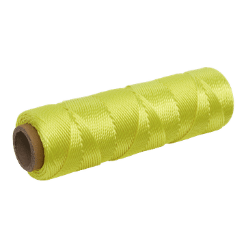 Braided Yellow Nylon Brick Line - 76m