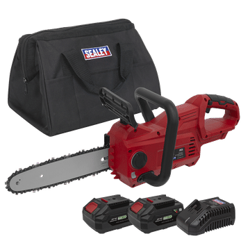 Cordless Chainsaw 25cm 20V SV20 Series Kit - 2 Batteries