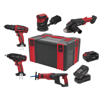 5 x 20V SV20 Series Cordless Tool Combo - 2 Batteries