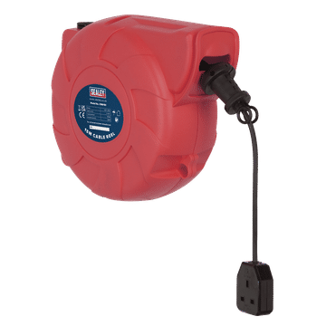 Cable Reel System Retractable 15m 1 x 230V Socket