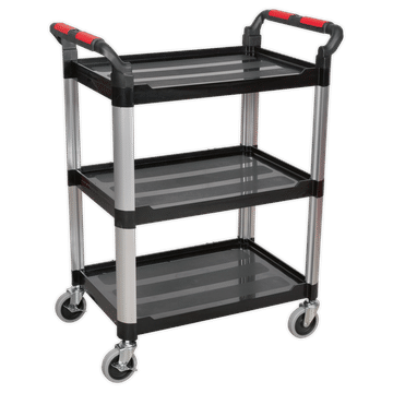 Workshop Trolley 3-Level Composite - 3 Wall