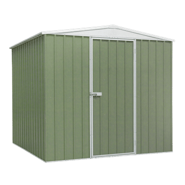 Dellonda Galvanised Steel Metal Garden/Outdoor/Storage Shed, 7.5FT x 7.5FT, Apex Style Roof -