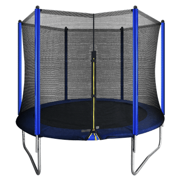 Dellonda 8ft Heavy-Duty Outdoor Trampoline with Safety Enclosure Net