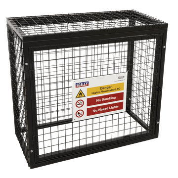 Safety Cage - 2 x 47kg Gas Cylinders