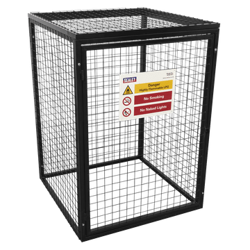 Safety Cage - 4 x 47kg Gas Cylinders