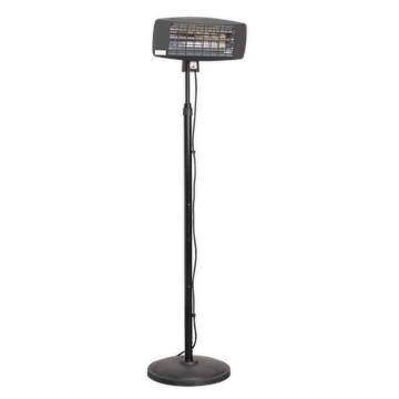 Infrared Quartz Patio Heater 2000W/230V with Telescopic Floor Stand