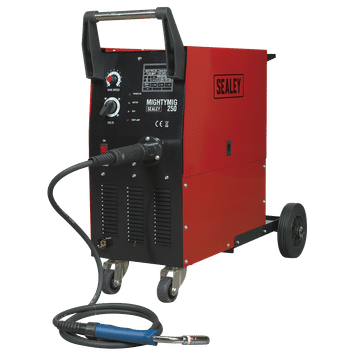 Professional Gas/No-Gas MIG Welder 250A with Euro Torch
