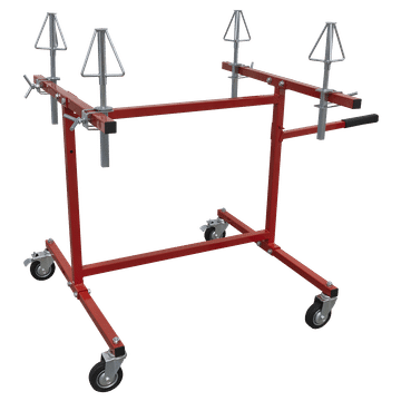 Alloy Wheel Repair/Painting Stand - 4-Wheel Capacity