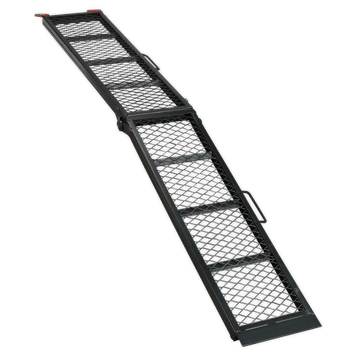 Steel Mesh Folding Loading Ramp 360kg Capacity