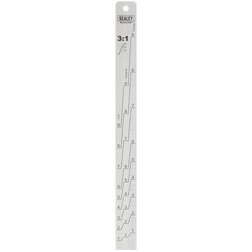 Aluminium Paint Measuring Stick 1:1/3:1