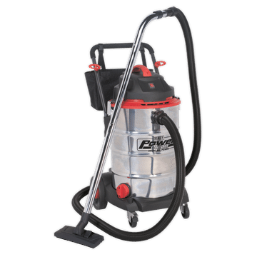Vacuum Cleaner Wet & Dry 60L Stainless Drum 1600W/230V