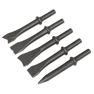 Air Hammer Chisel Set 5pc 120mm .401