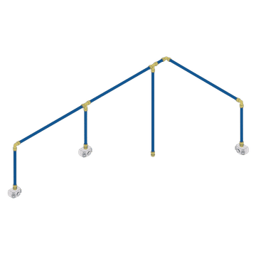 SharkBite® 18m 3-Drop Air Supply System Kit