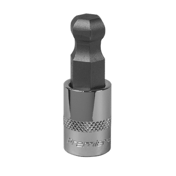 Ball-End Hex Socket Bit 12mm 3/8