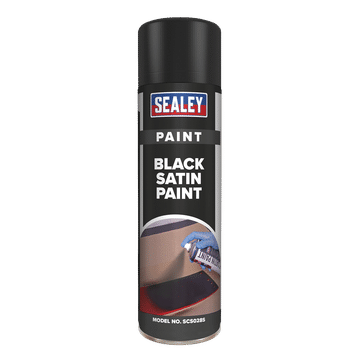 Black Satin Paint 500ml