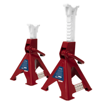 Axle Stands (Pair) 3 Tonne Capacity per Stand Ratchet Type
