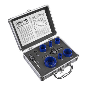 Hole Saw Kit 9pc - Electricians