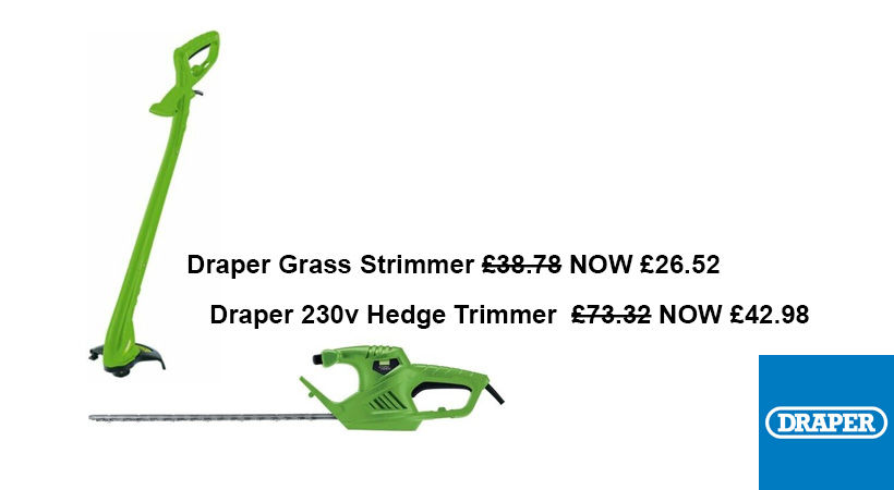 Great deals on Draper garden tools in stock