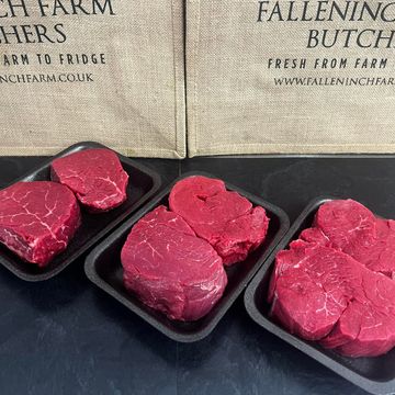 Scottish Fillet Steak 2x 8oz (approx.)
