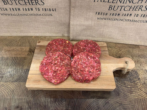 Lamb Smoky Maple Chilli Burgers x 4