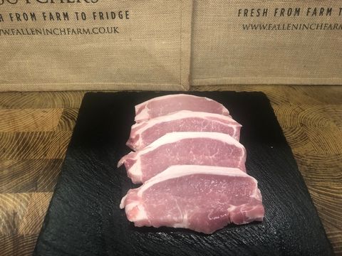 Boneless Pork Loin Steaks 4 x 4oz