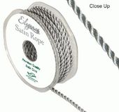 4.5mm Satin Rope Silver - Ribbons