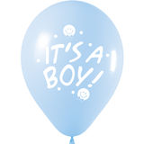 Sempertex 11inch Its A Boy - 1 Sided Pastel Blue - Latex Balloons