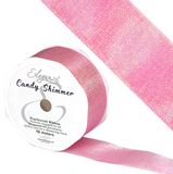Candy Shimmer 38mm x 10m Metallic Iridescent Sugar Pink No.44 - Ribbons