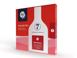 Strawberry Wine Kit 6 bottle