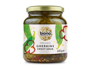 Organic Gherkins 680g