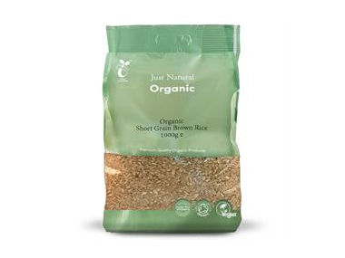 Organic Short Grain Brown Rice 1kg