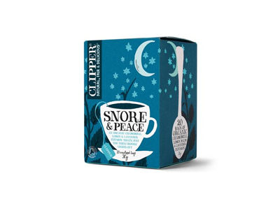 Snore & Peace Organic Chamomile Tea Infusion - Clipper Teas