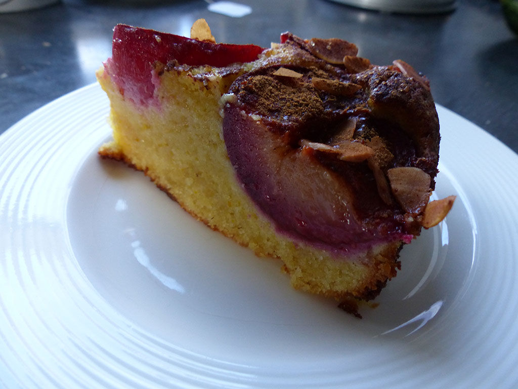 Plum and Almond Pudding