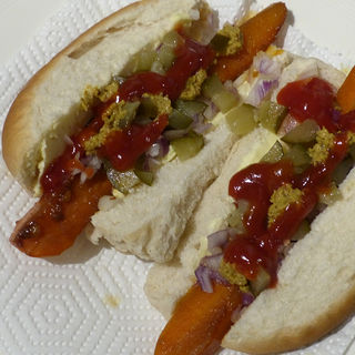 Vegan Carrot Hotdog