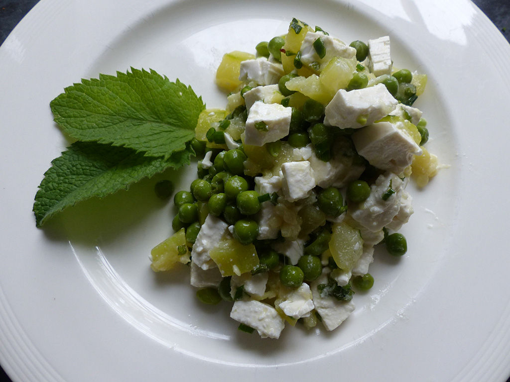 Courgette & Peas Salad