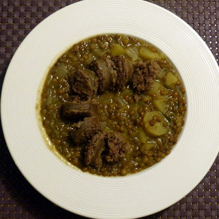 Lentil Soup with Sausages